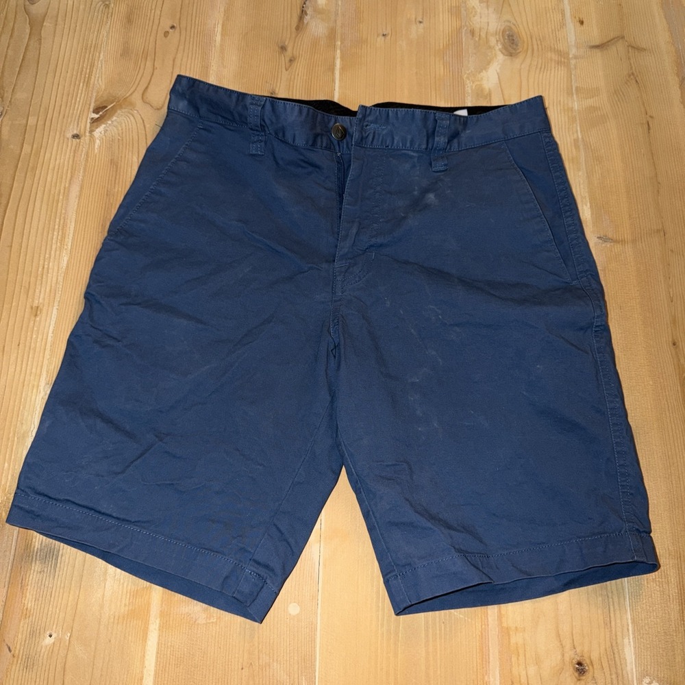 Volcom Cleaver Stretch Shorts Mens 30 Blue Chino Summer Lightweight Skater